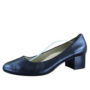 Wirth Women  Pump‎ Black Leather Pump 41 Medium Gently Used 2025